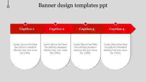 banner design templates ppt-Red